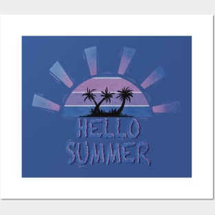 Hello summer happy last day of school teacher student Posters and Art